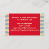  Circus Haak Craft show Verpakking Visitekaartje (Achterkant)