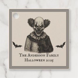 circus | Haunted Carnival Theme Halloween Bedankjes Labels