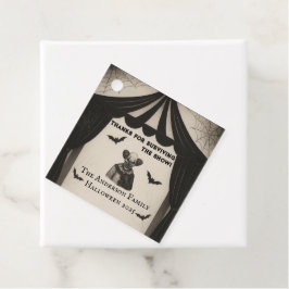 circus | Haunted Carnival Theme Halloween Bedankjes Labels