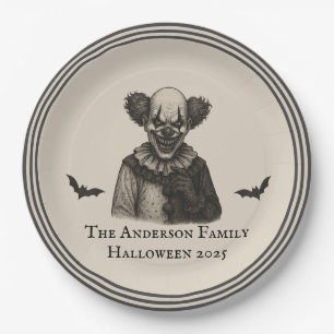  circus   Haunted Carnival Theme Halloween Papieren Bordje