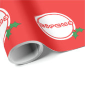 Circus Holly Jolly Wrapping Paper Cadeaupapier (Rol Hoek)