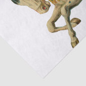 Circus Horse Acrobat Dancer Carousel Horses Dance Tissuepapier (Detail)