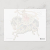 Circus Horse and Dancer Briefkaart (Achterkant)