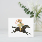 Circus Horse and Dancer Briefkaart (Staand voorkant)