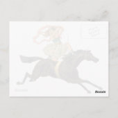 Circus Horse and Dancer Briefkaart (Achterkant)