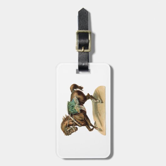 Circus Horse Bagagelabel (Voorkant verticaal)
