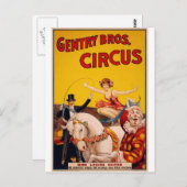 Circus Horse Briefkaart (Voorkant / Achterkant)