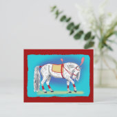 Circus Horse Briefkaart (Staand voorkant)