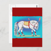 Circus Horse Briefkaart (Voorkant / Achterkant)