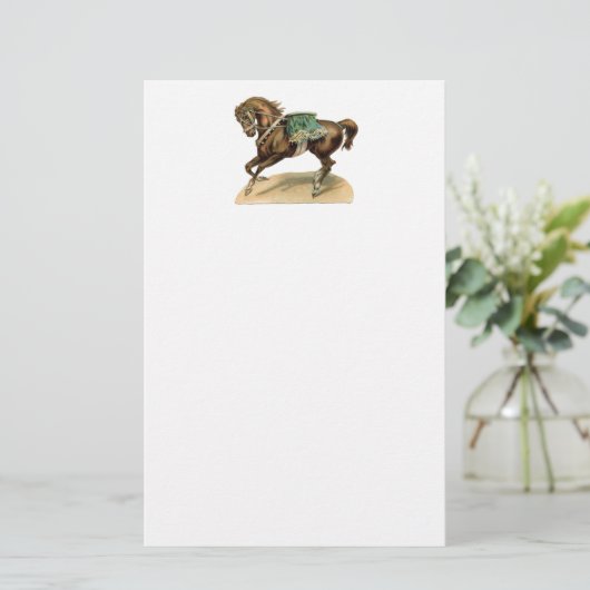 Circus Horse Briefpapier (Staand voorkant)