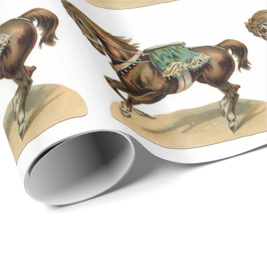  Circus Horse Cadeaupapier (Rol Hoek)
