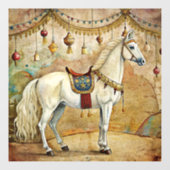 Circus Horse Window Cling Raamsticker (Vel)