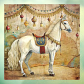 Circus Horse Window Cling Raamsticker (Vel 3)