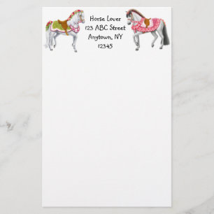 Circus Horses Stationery Briefpapier