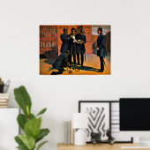 Circus: Houdini en de Circus, 1908 Poster (Thuiskantoor)