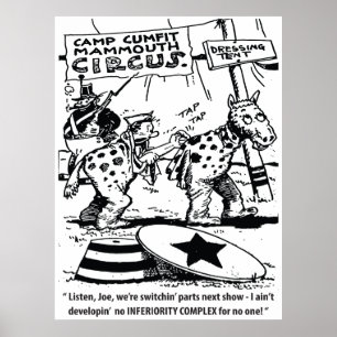 Circus Humor, Geen Inferioriteitscomplex, Grappig Poster