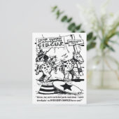 Circus Humor, geen minderwaardigheidscomplex, grap Briefkaart (Staand voorkant)
