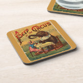 Circus Illustratie Kunst Oud Antiek Bier Onderzetter (Linkerzijde)