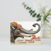  Circus Illustratie Kunst Oud Antiek Briefkaart (Staand voorkant)