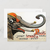  Circus Illustratie Kunst Oud Antiek Briefkaart (Voorkant / Achterkant)