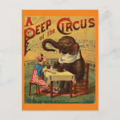  Circus Illustratie Kunst Oud Antiek Briefkaart (Voorkant)