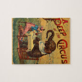  Circus Illustratie Kunst Oud Antiek Legpuzzel (Horizontaal)