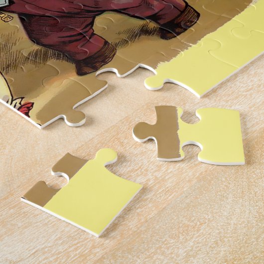  Circus Illustratie Kunst Oud Antiek Legpuzzel (Zijkant)