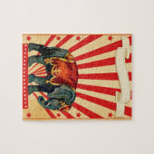  Circus Illustratie Kunst Oud Antiek Legpuzzel (Horizontaal)