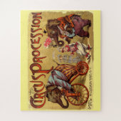  Circus Illustratie Kunst Oud Antiek Legpuzzel (Verticaal)