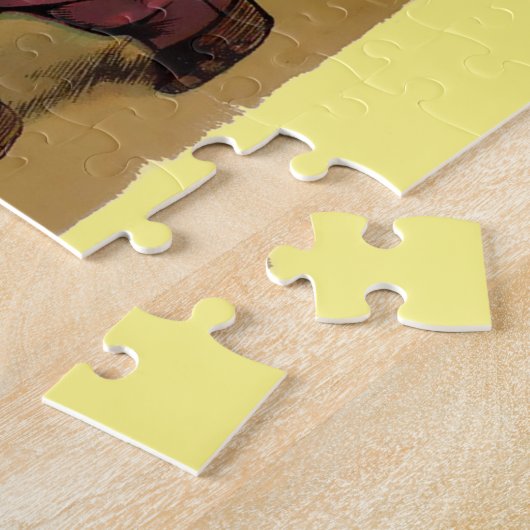  Circus Illustratie Kunst Oud Antiek Legpuzzel (Zijkant)