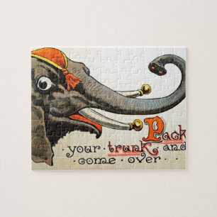  Circus Illustratie Kunst Oud Antiek Legpuzzel