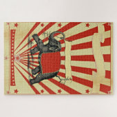  Circus Illustratie Kunst Oud Antiek Legpuzzel (Horizontaal)