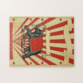  Circus Illustratie Kunst Oud Antiek Legpuzzel (Horizontaal)