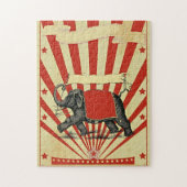  Circus Illustratie Kunst Oud Antiek Legpuzzel (Verticaal)