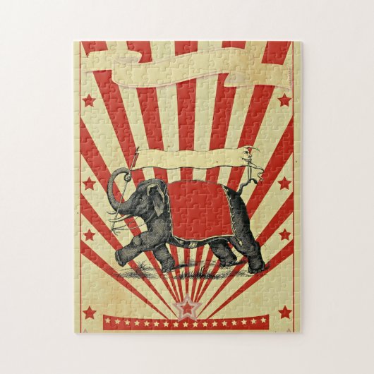  Circus Illustratie Kunst Oud Antiek Legpuzzel (Verticaal)