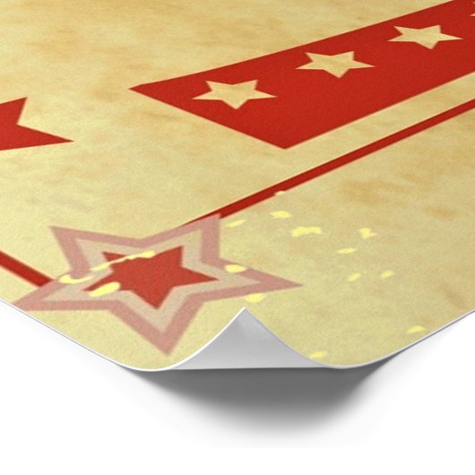  Circus Illustratie Kunst Oud Antiek Poster (Hoek)