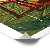  Circus Illustratie Kunst Oud Antiek Poster (Hoek)