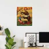  Circus Illustratie Kunst Oud Antiek Poster (Thuiskantoor)