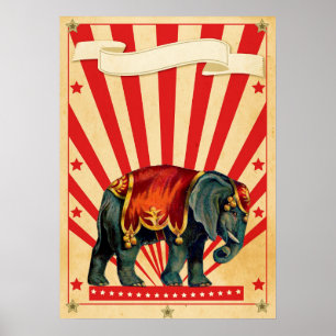 Circus Illustratie Kunst Oud Antiek Poster
