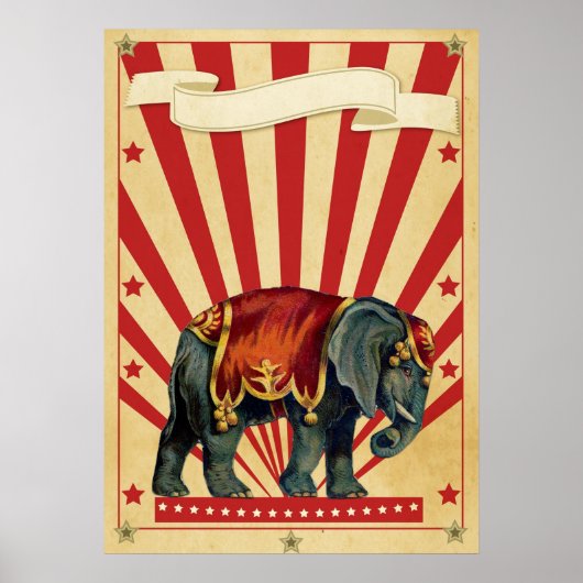  Circus Illustratie Kunst Oud Antiek Poster (Voorkant)
