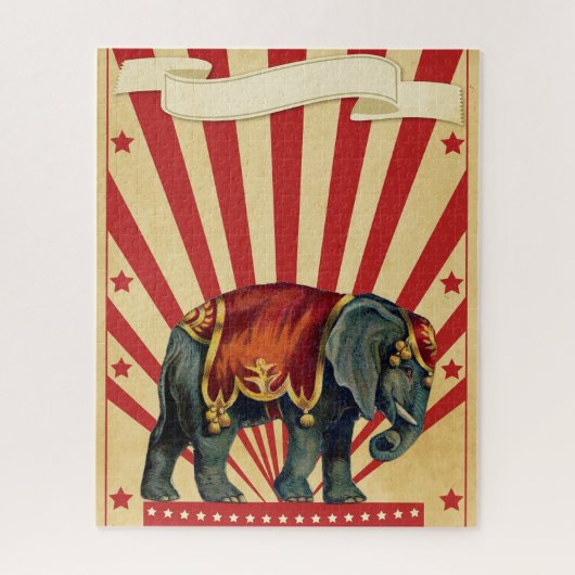  Circus Illustration Art Legpuzzel (Verticaal)