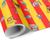 Circus inpakpapier - rol (Rol Hoek)