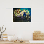  Circus Jack the Clown and Three Queens Poster (Keuken)