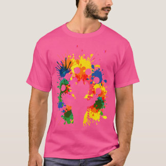 Circus-jongleur op eenwieler Jongleeract T-shirt