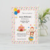 Circus Kaart (Staand voorkant)