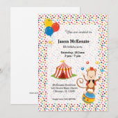 Circus Kaart (Voorkant / Achterkant)