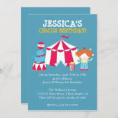 Circus Kaart (Voorkant / Achterkant)