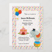 Circus Kaart (Voorkant / Achterkant)