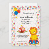 Circus Kaart (Voorkant / Achterkant)