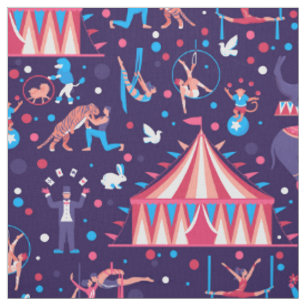 circus kermis acrobaat trapezium speels stof